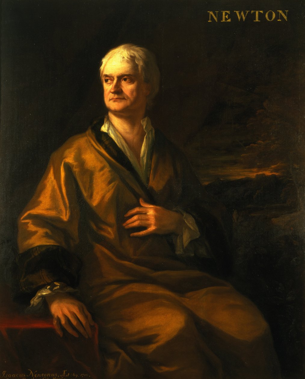 Sir Isaac Newton, 1710 av James Thornhill