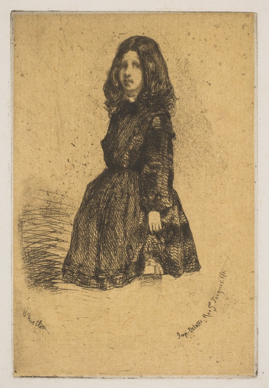 Annie, 1858. av James Abbott McNeill Whistler