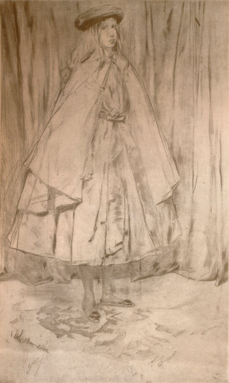 Annie Haden, 1860, 1904 av James Abbott McNeill Whistler
