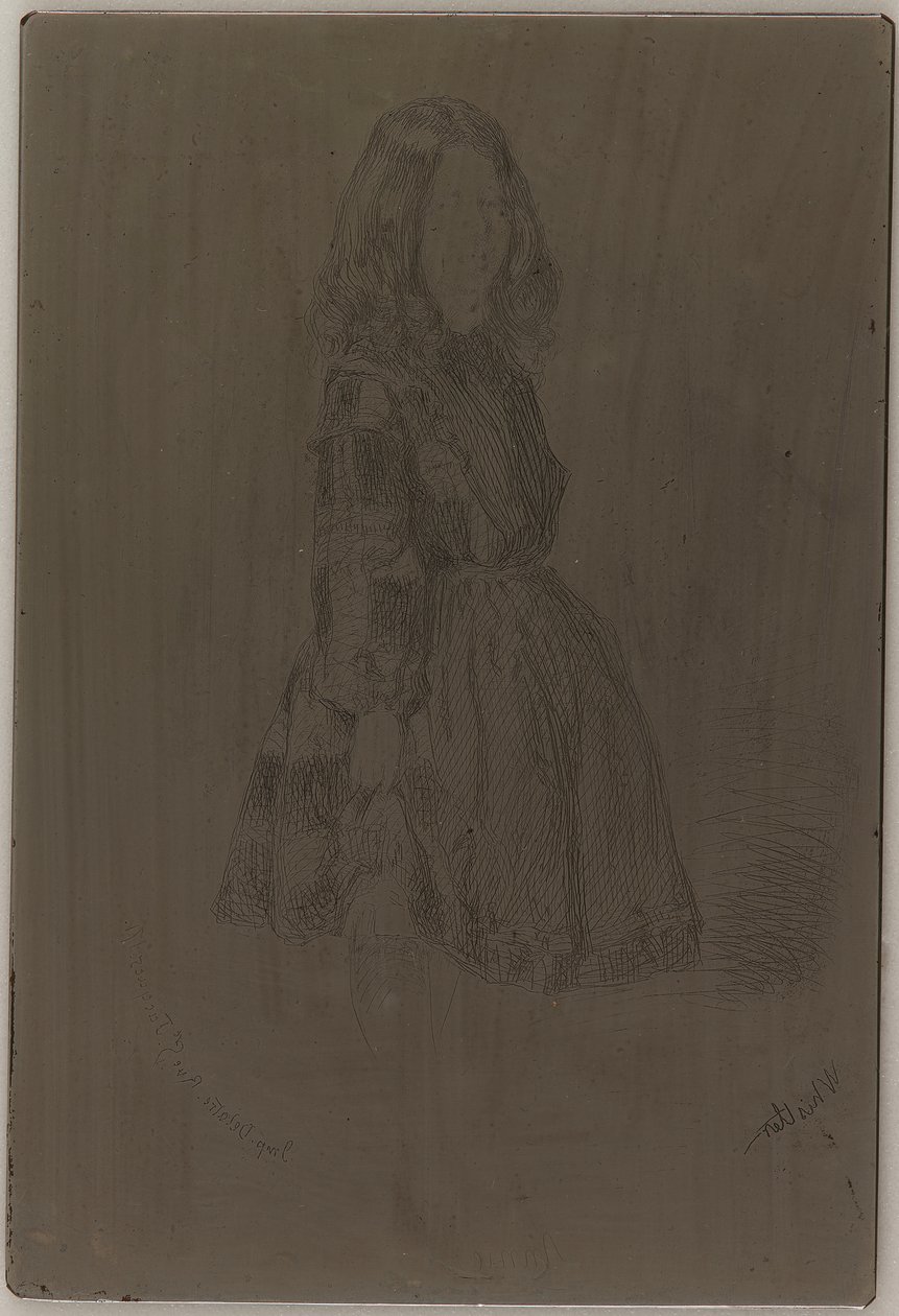 Annie, 1857-1858. av James Abbott McNeill Whistler