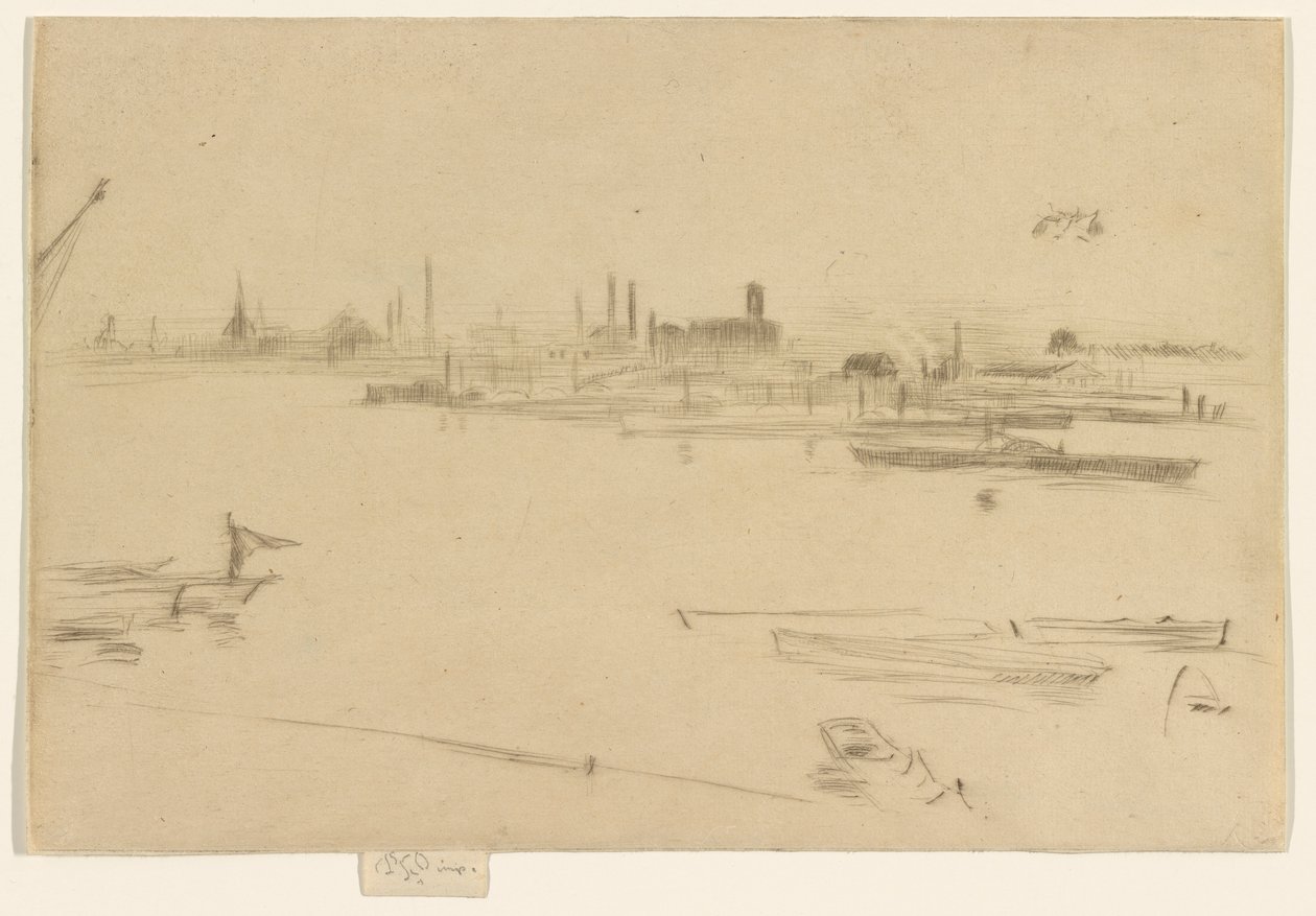 Battersea Morn, 1875. av James Abbott McNeill Whistler