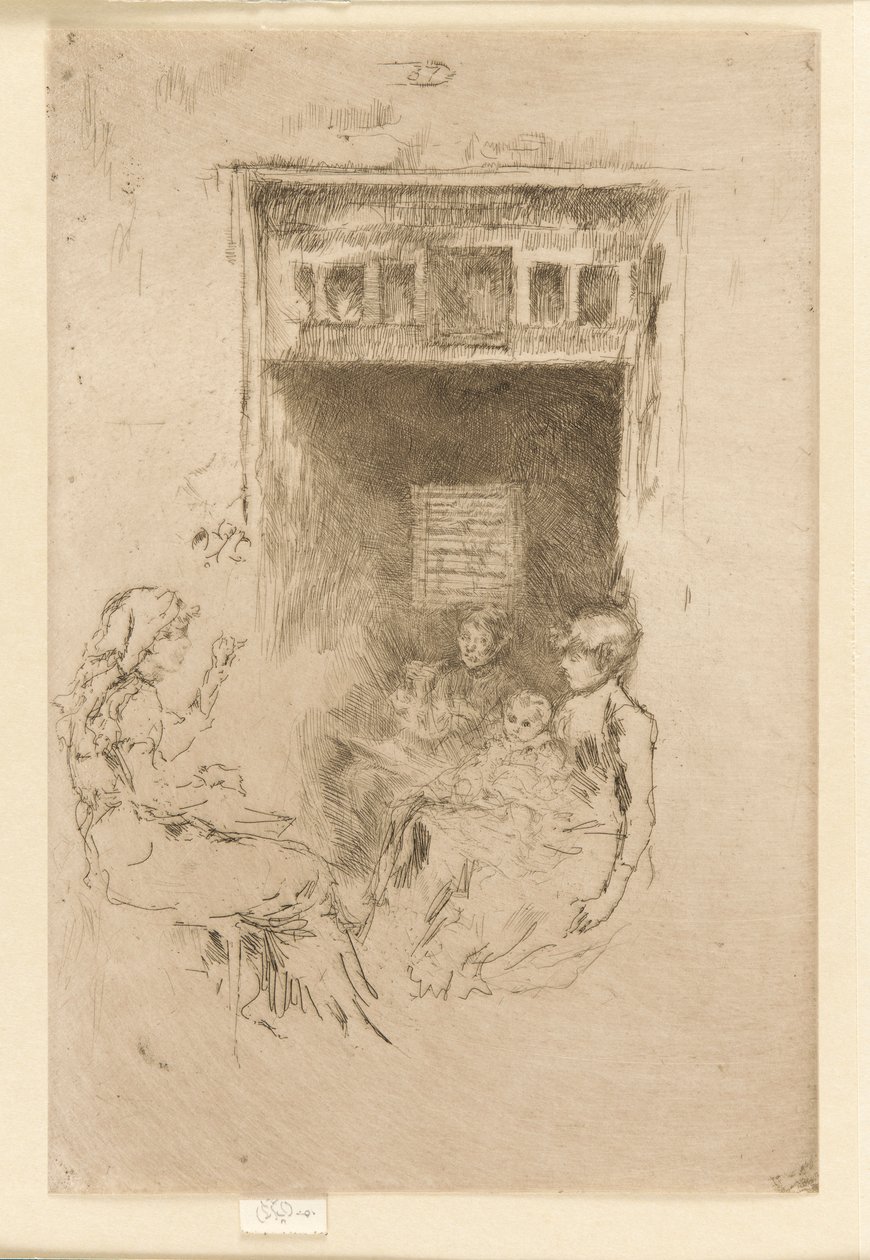 Perlestrengere, 1879-1880. av James Abbott McNeill Whistler