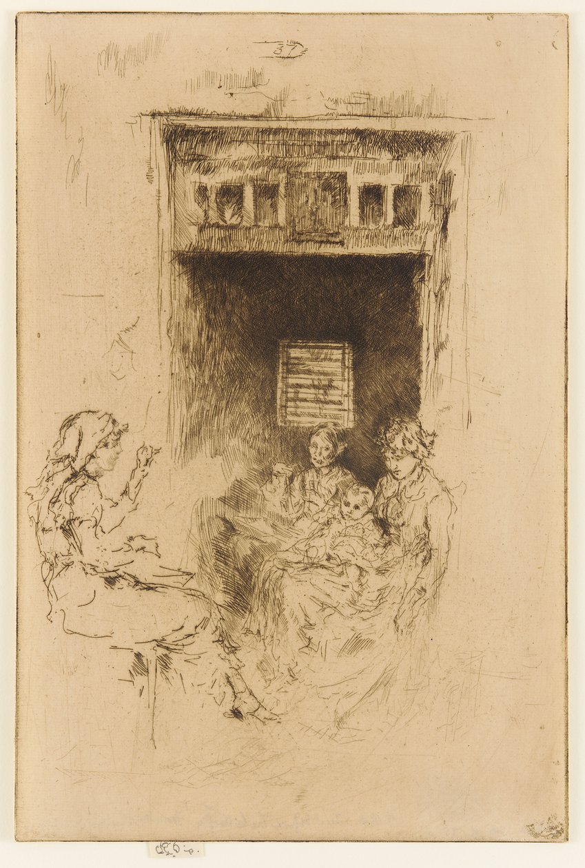 Perlestrengere, 1879-1880. av James Abbott McNeill Whistler