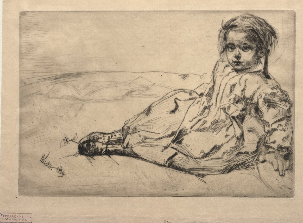 Bibi Valentin. av James Abbott McNeill Whistler