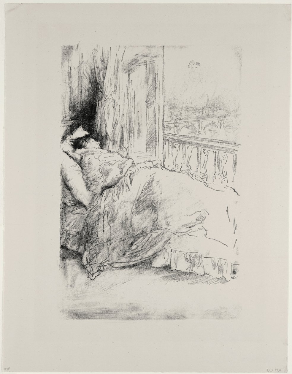 Ved balkongen, 1896 av James Abbott McNeill Whistler