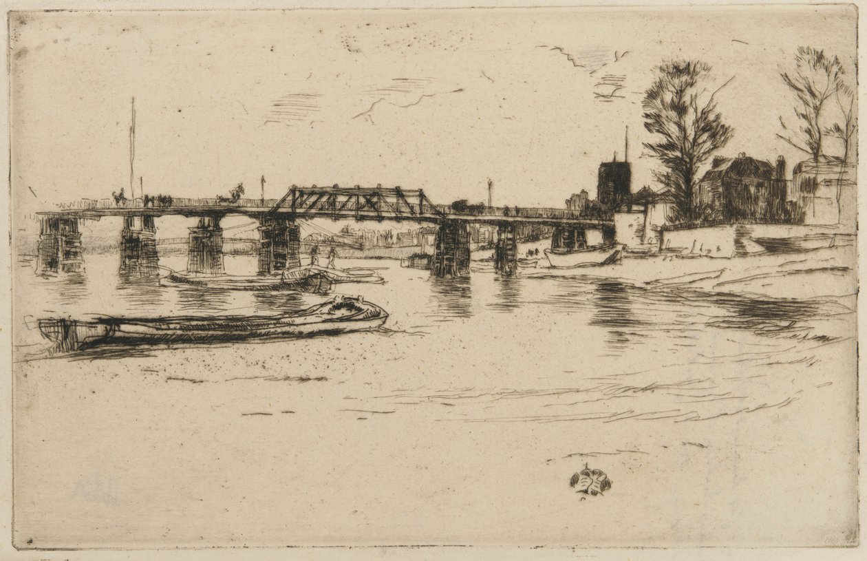 Chelsea, 1879. av James Abbott McNeill Whistler