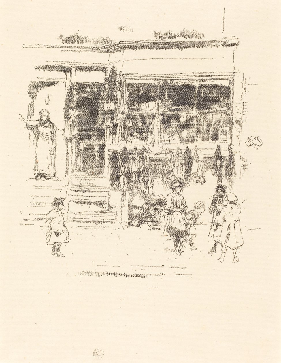 Chelsea Rags, 1888. av James Abbott McNeill Whistler