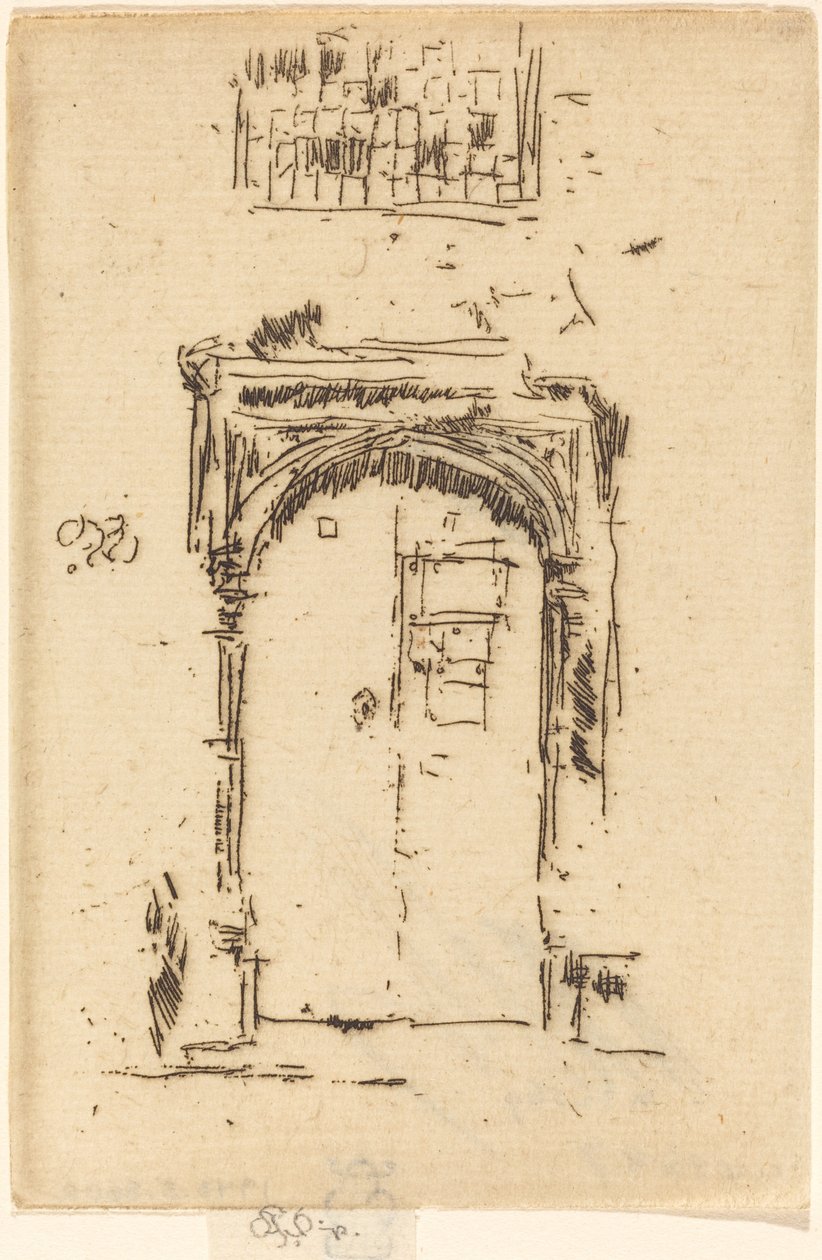 Kirkedøråpning, Edgemere. av James Abbott McNeill Whistler