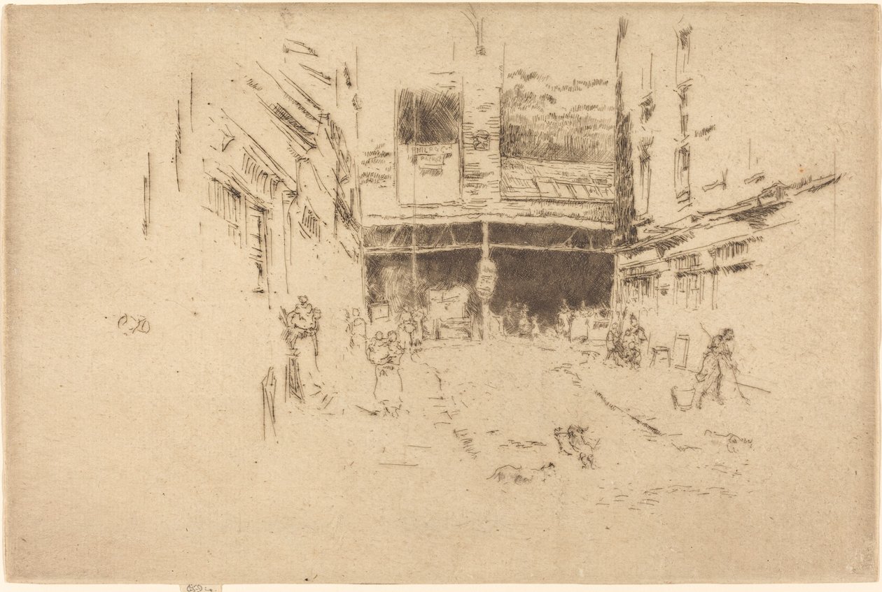 Klesbørs, No.I, 1887. av James Abbott McNeill Whistler
