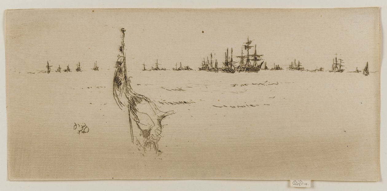 Dipping the Flag, 1887. av James Abbott McNeill Whistler