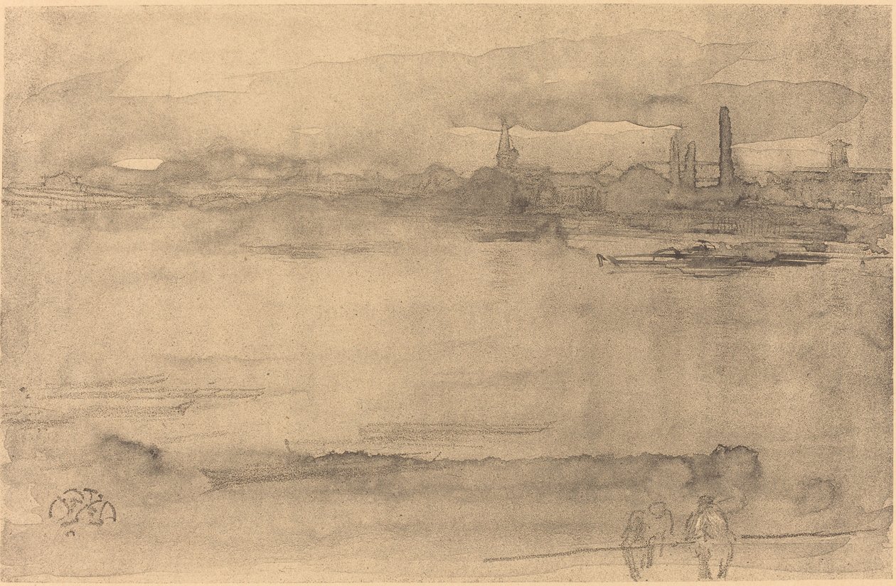 Tidlig morgen, 1878. av James Abbott McNeill Whistler