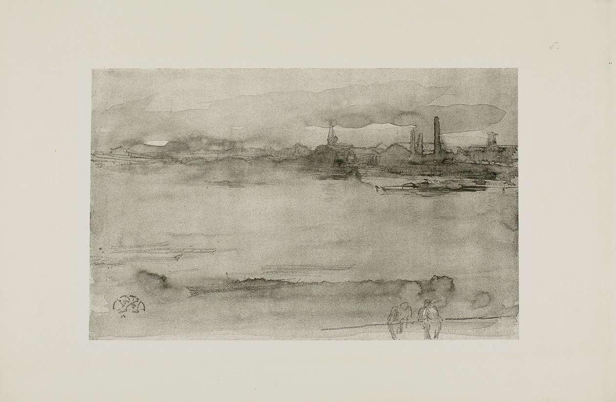 Tidlig morgen, 1878 av James Abbott McNeill Whistler