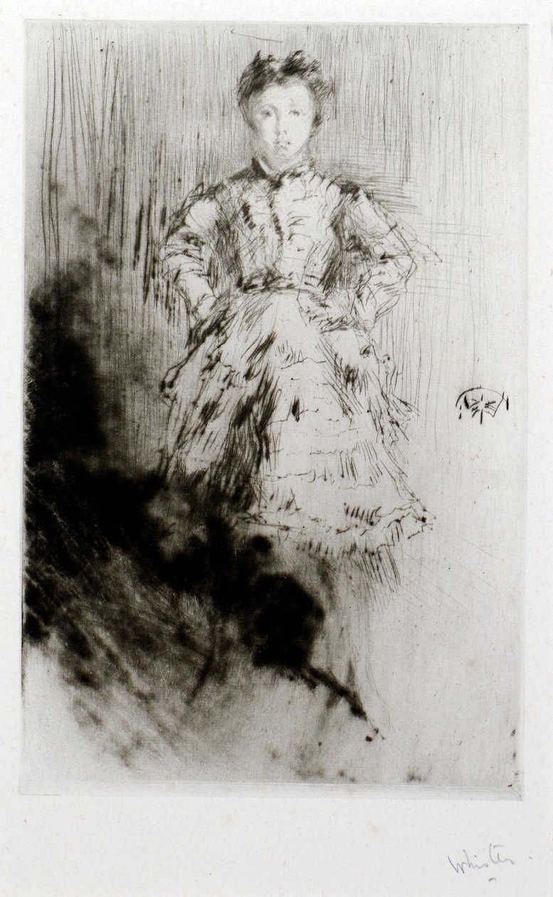 Elinor Leyland av James Abbott McNeill Whistler