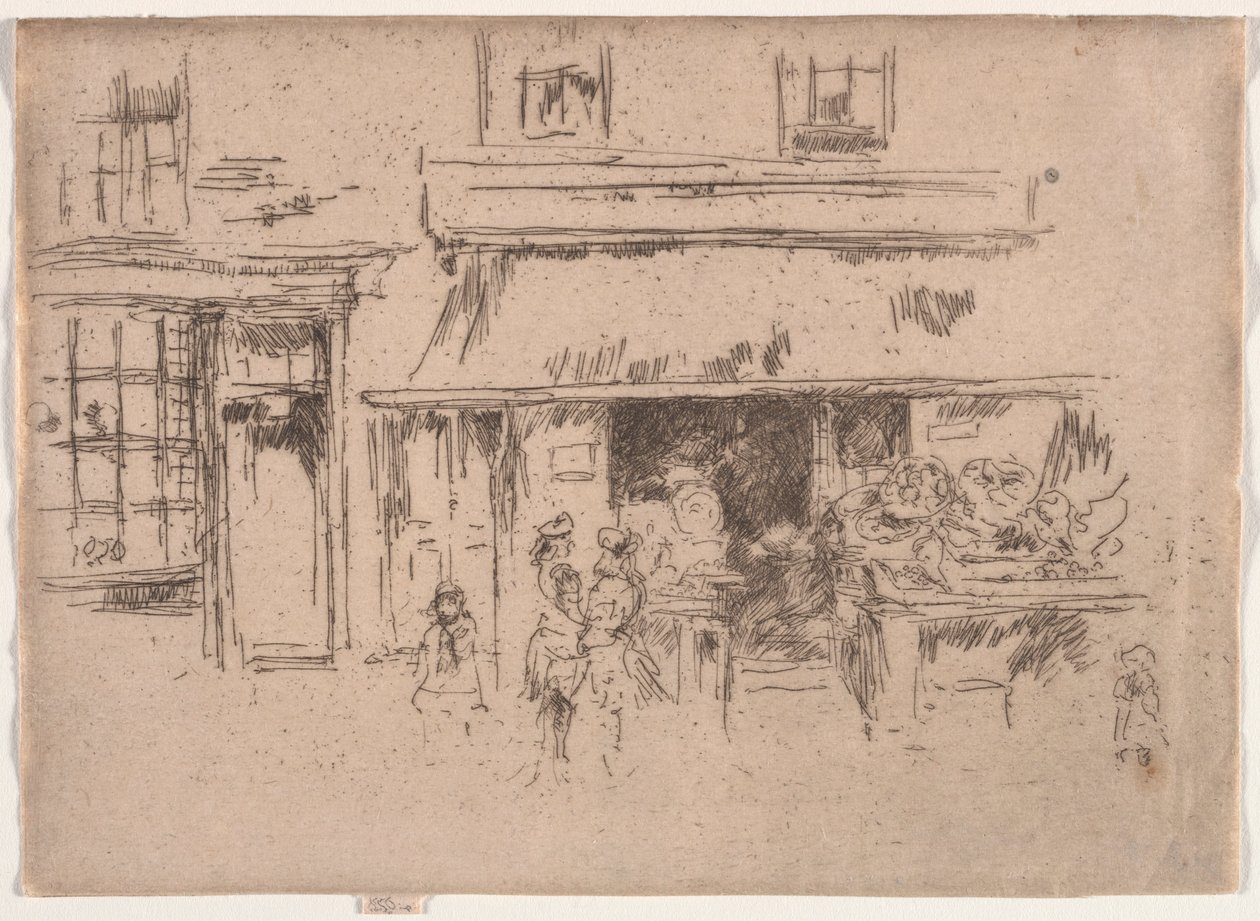 Exeter Street. av James Abbott McNeill Whistler