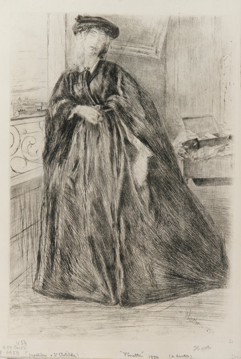 Finette, 1859. av James Abbott McNeill Whistler