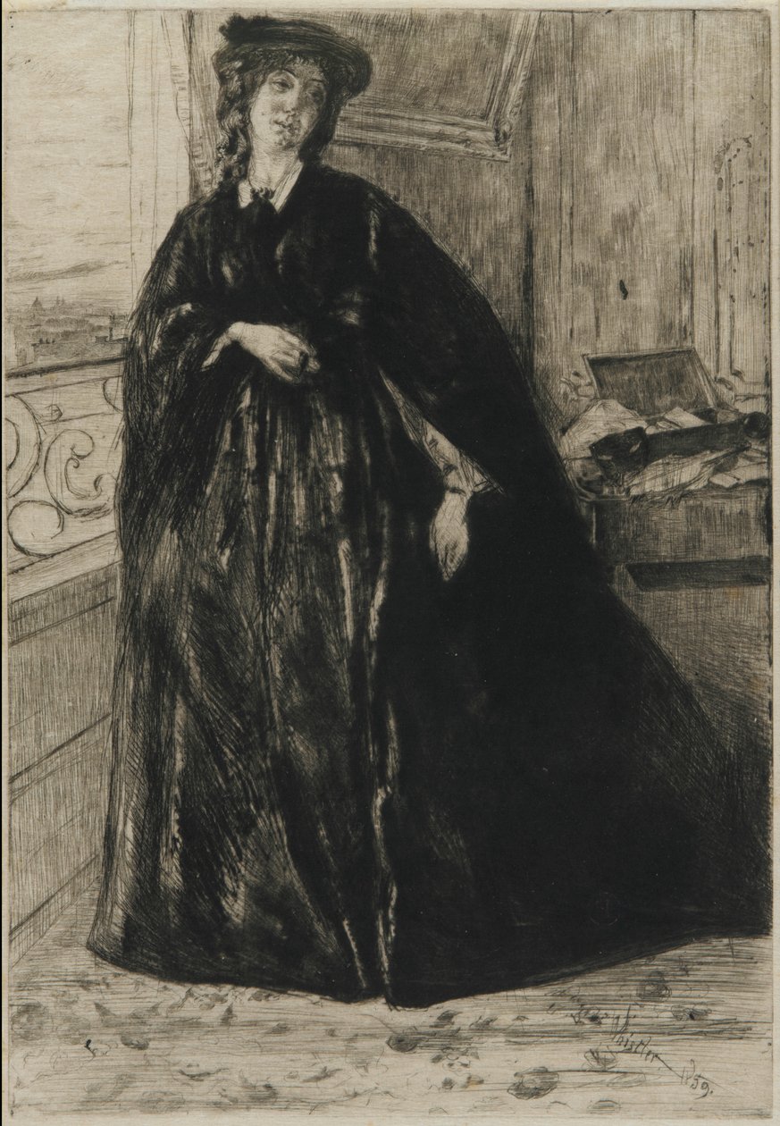 Finette, 1859. av James Abbott McNeill Whistler
