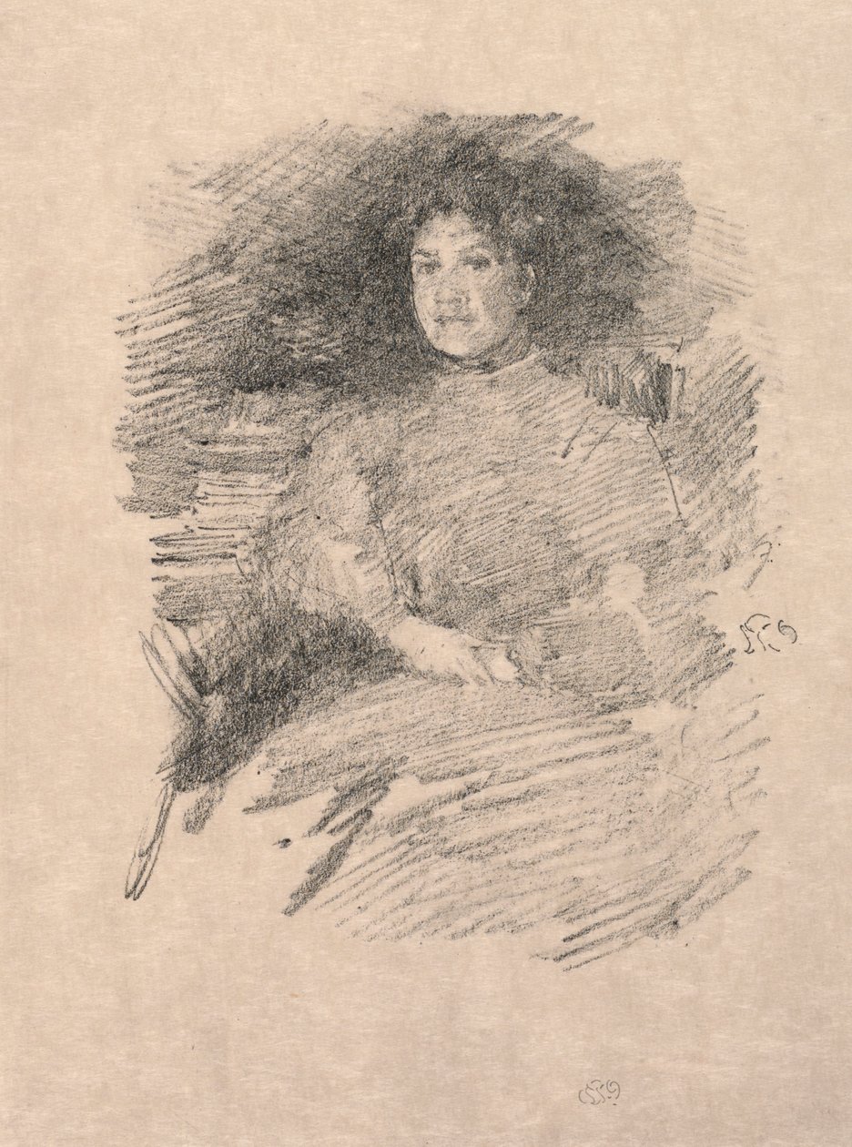 Firelight Mrs. Pennell, 1896. av James Abbott McNeill Whistler
