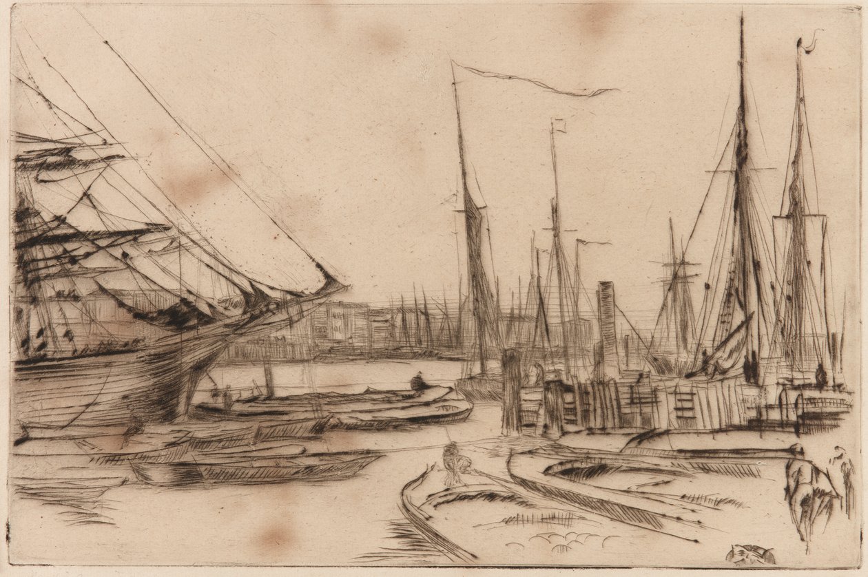 Fra Billingsgate, 1878. av James Abbott McNeill Whistler