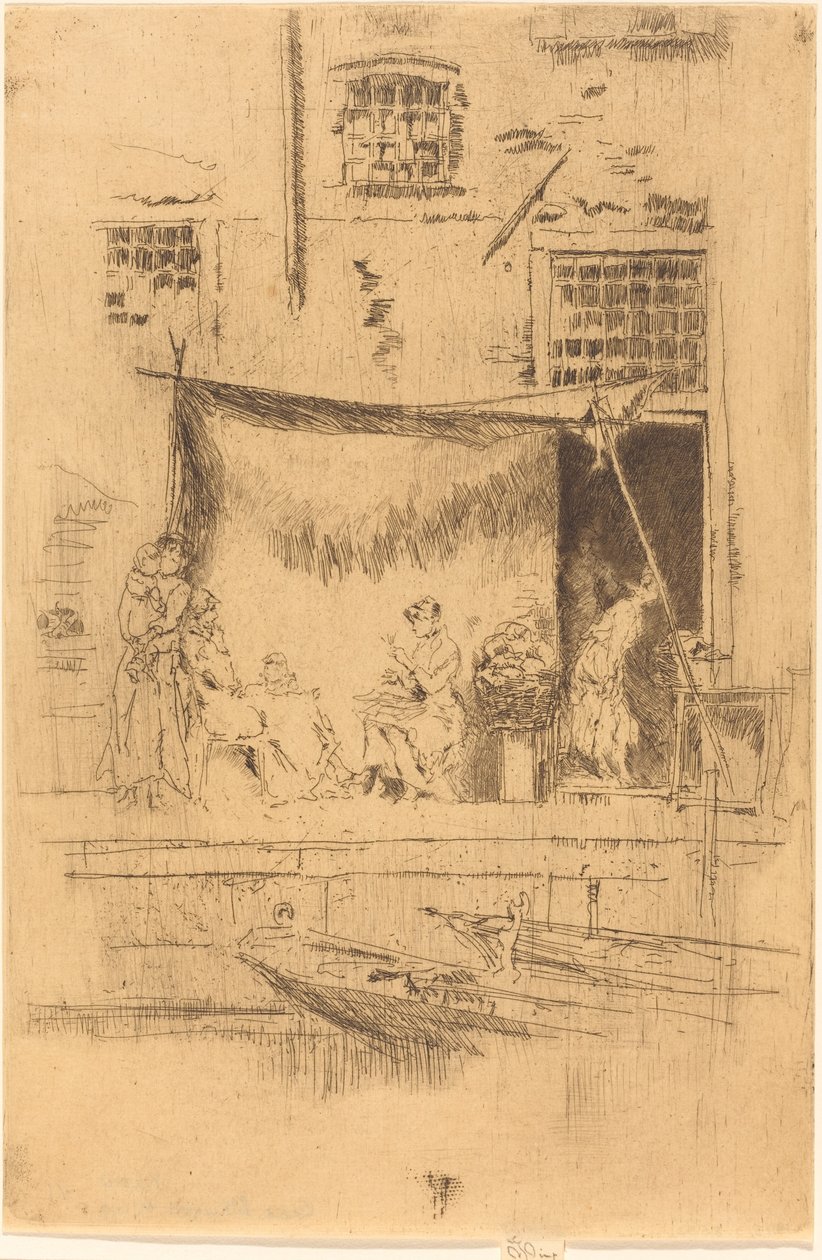 Fruktstall, 1880. av James Abbott McNeill Whistler