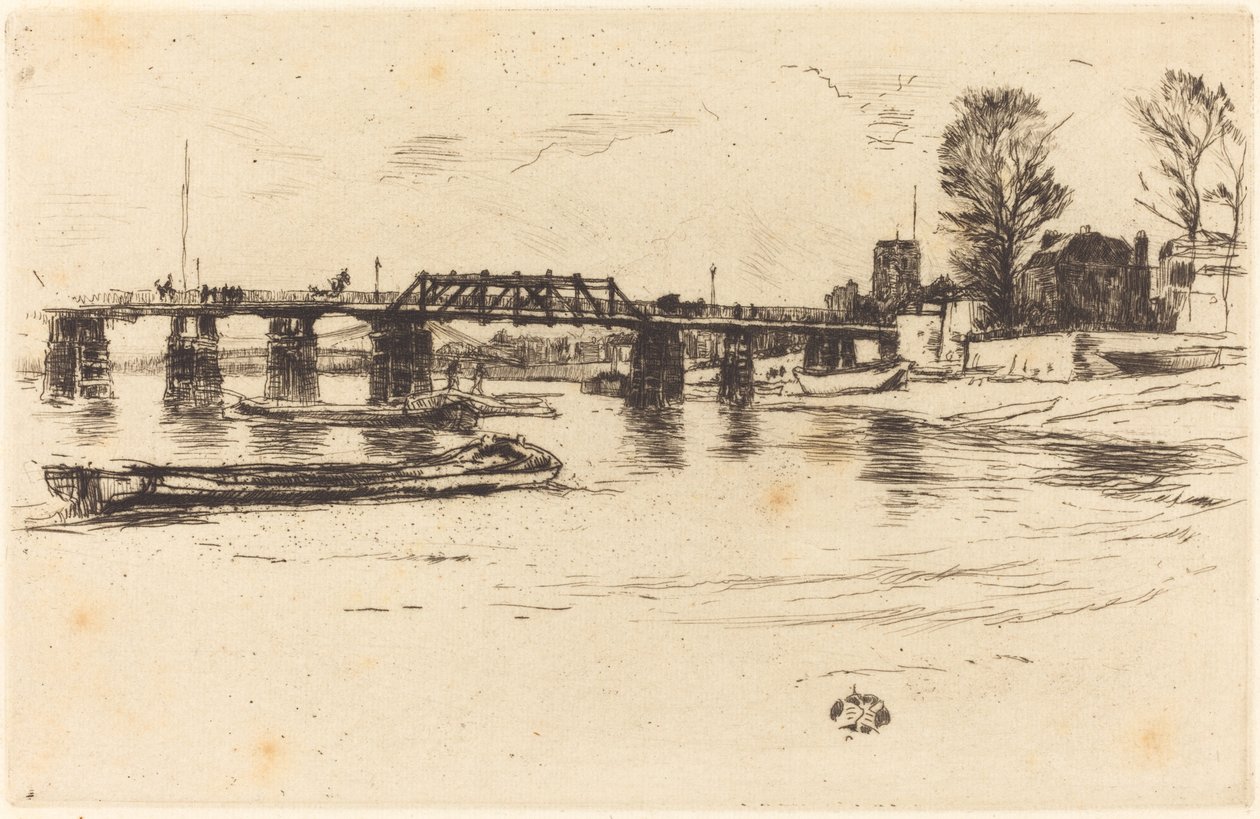 Fulham, 18781879. av James Abbott McNeill Whistler