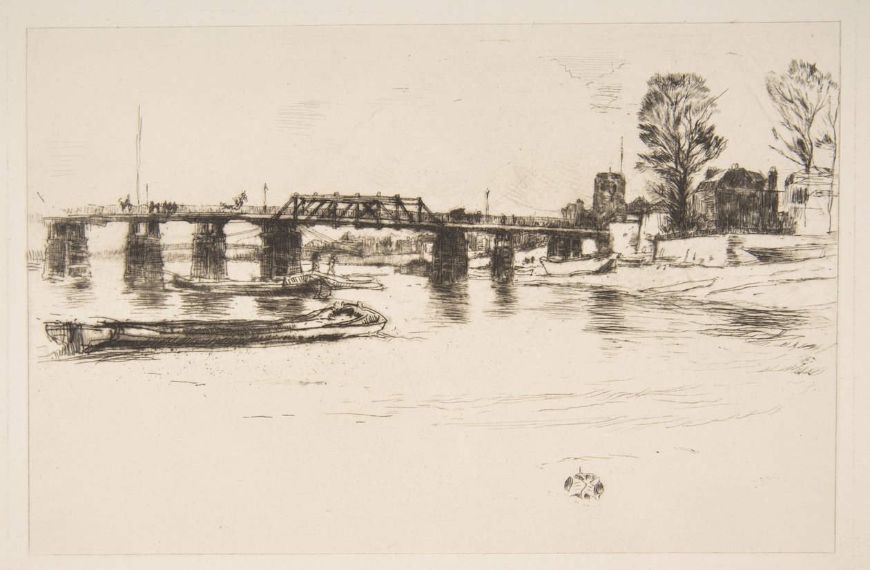 Fulham Chelsea, 1900-tallet. av James Abbott McNeill Whistler