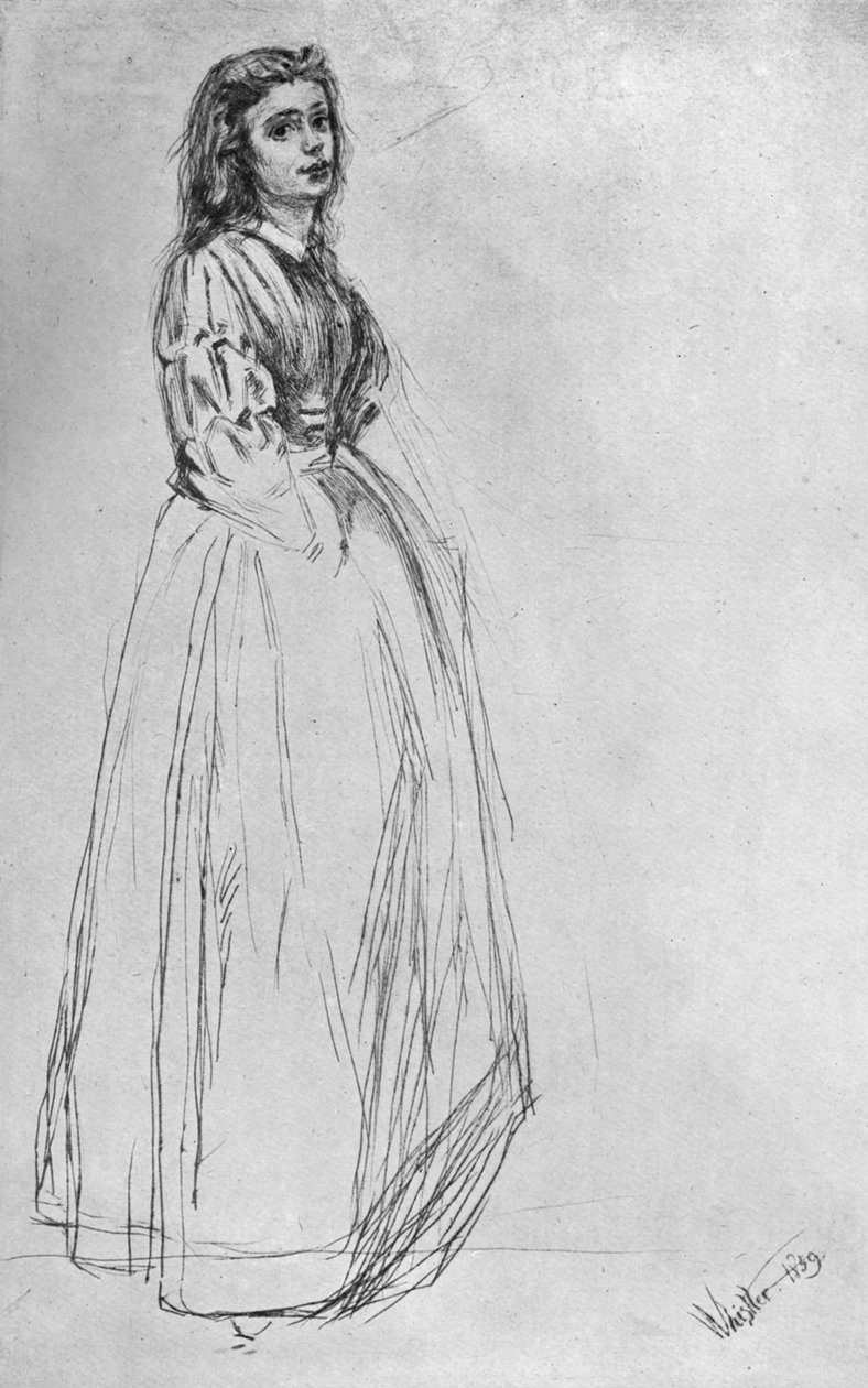 Tegneserier, stående 1859 1904. av James Abbott McNeill Whistler