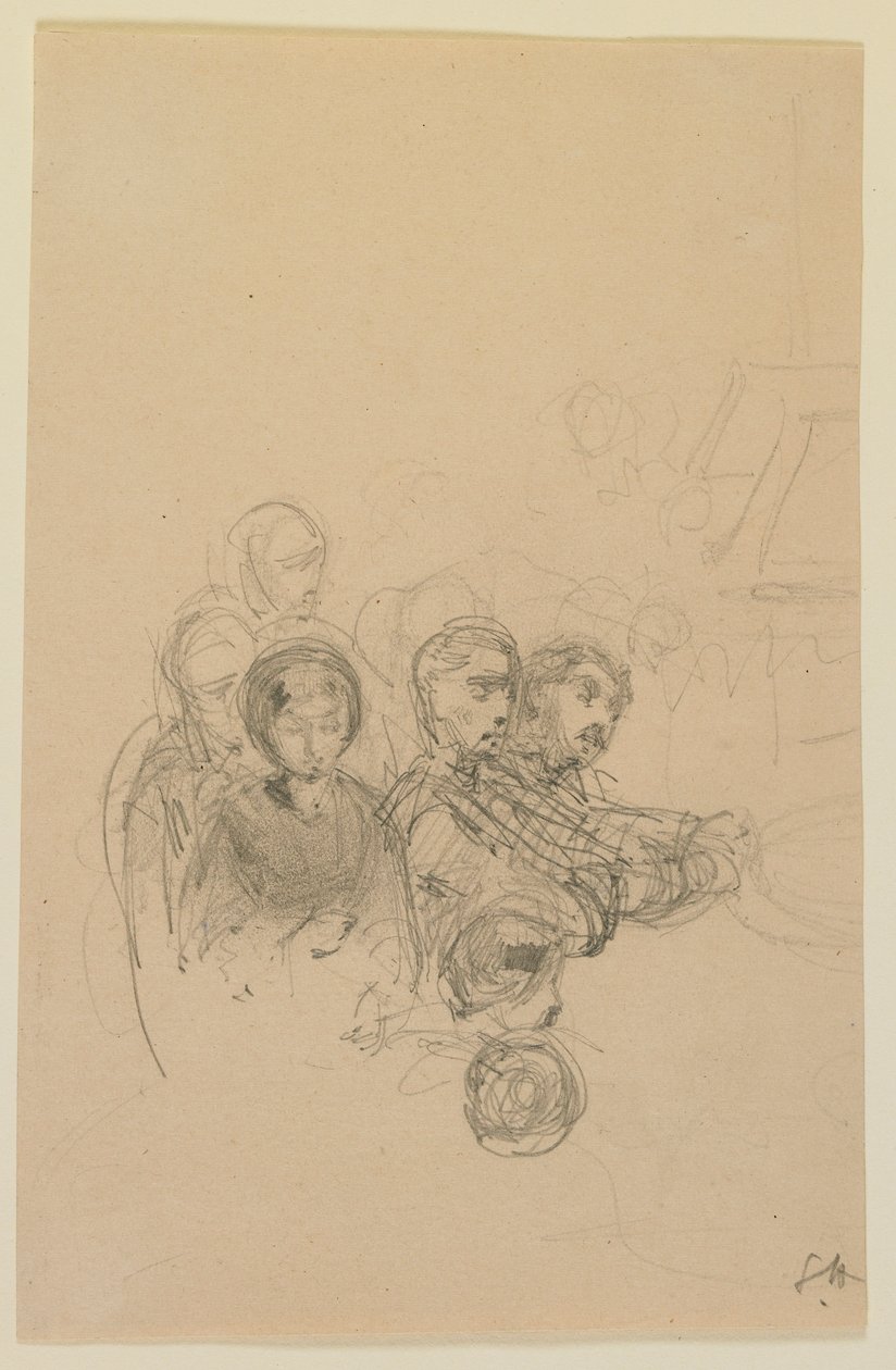 Gamblere, 1858. av James Abbott McNeill Whistler