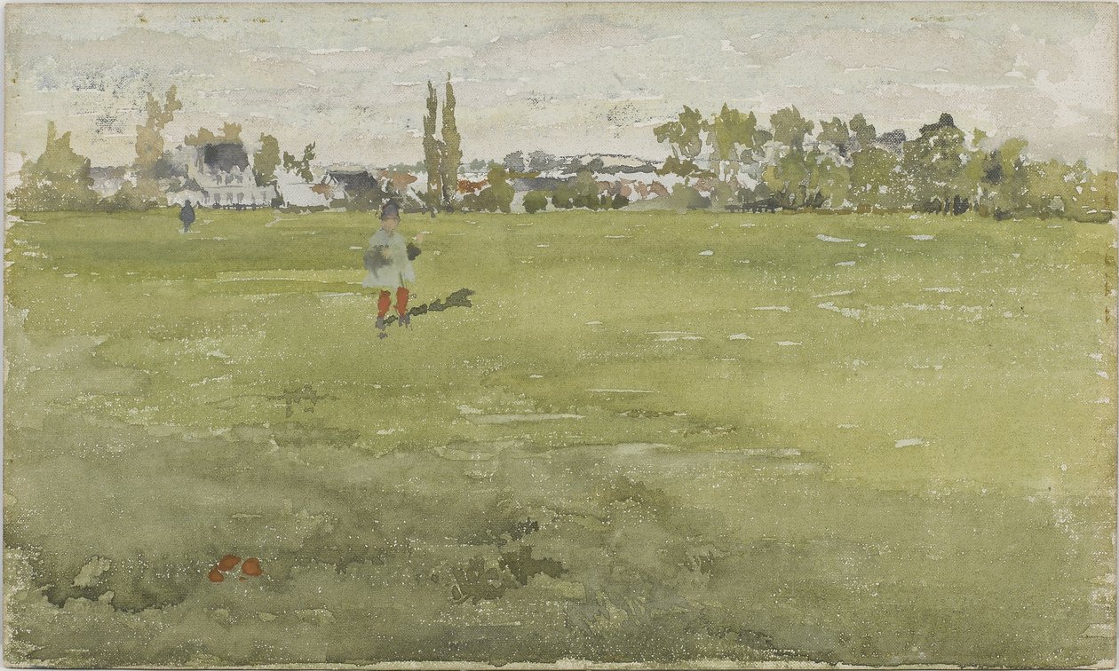 Grønn og sølv: Beaulieu, Touraine av James Abbott McNeill Whistler
