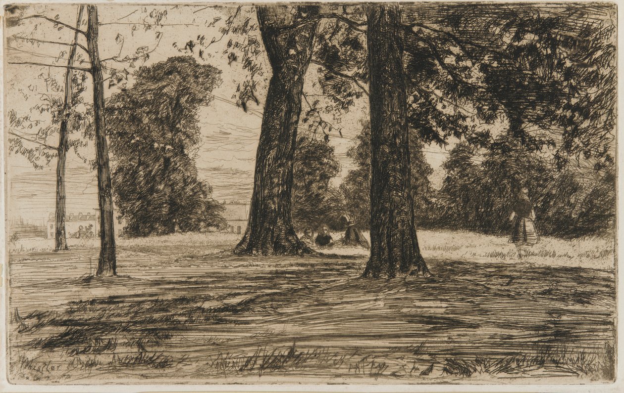 Greenwich Park, 1859. av James Abbott McNeill Whistler