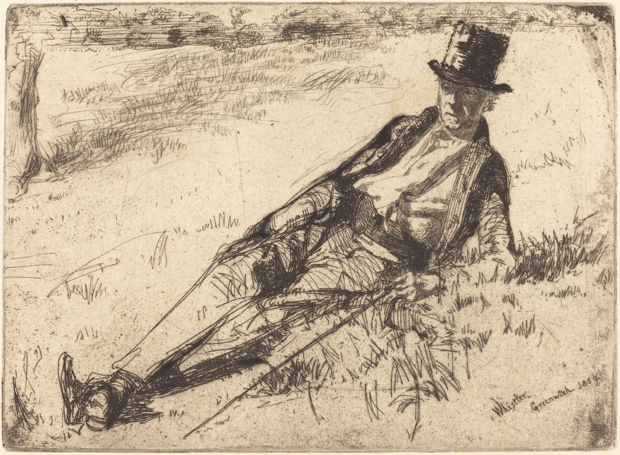 Greenwich pensjonist, 1859. av James Abbott McNeill Whistler