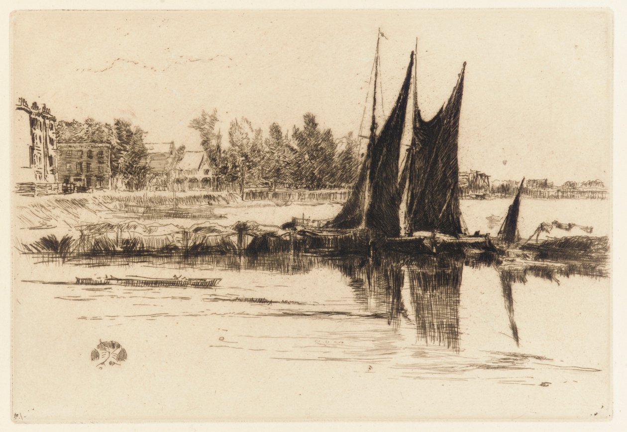 Hurlingham, 1879. av James Abbott McNeill Whistler