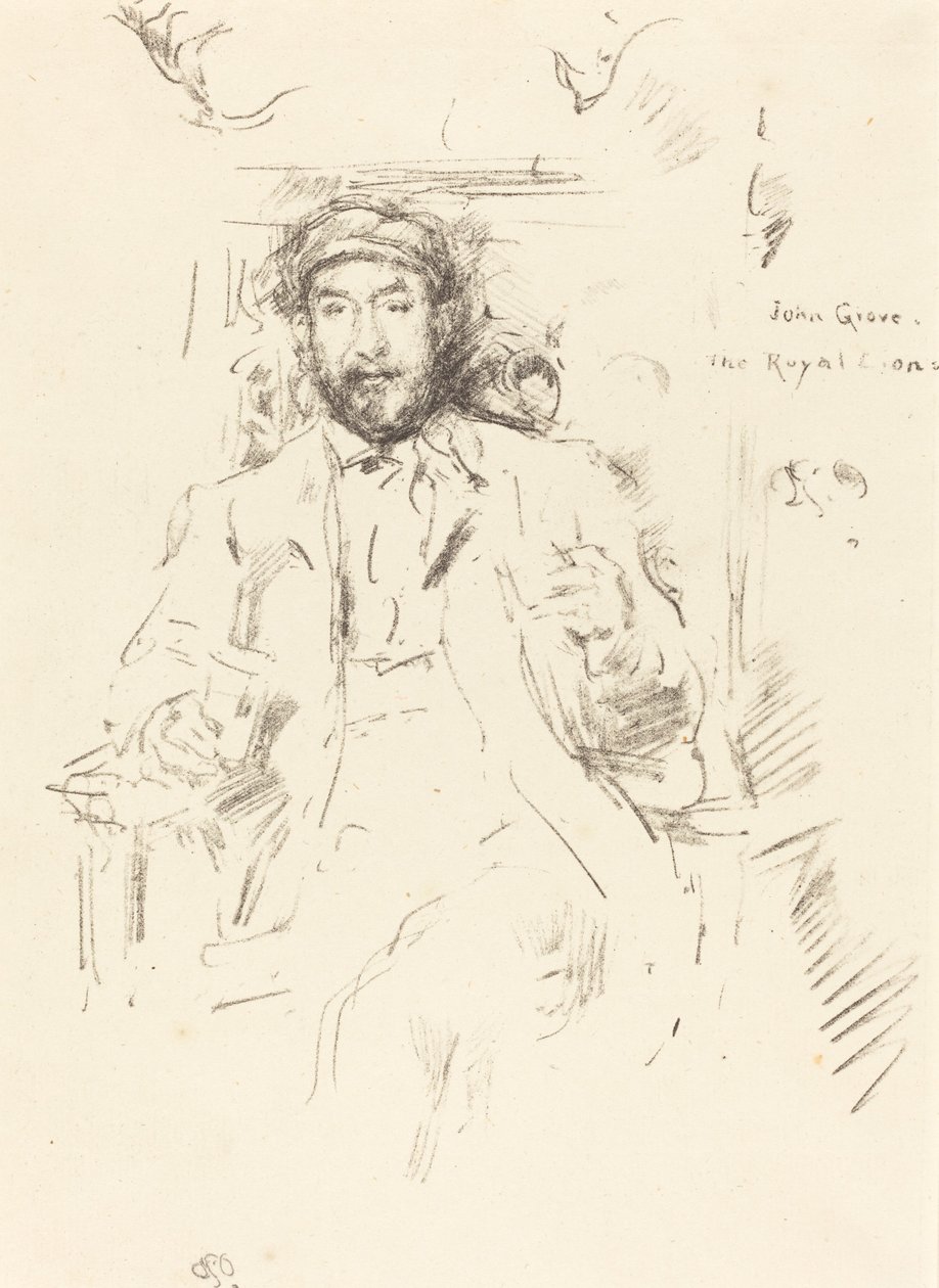 John Grove, 1895. av James Abbott McNeill Whistler