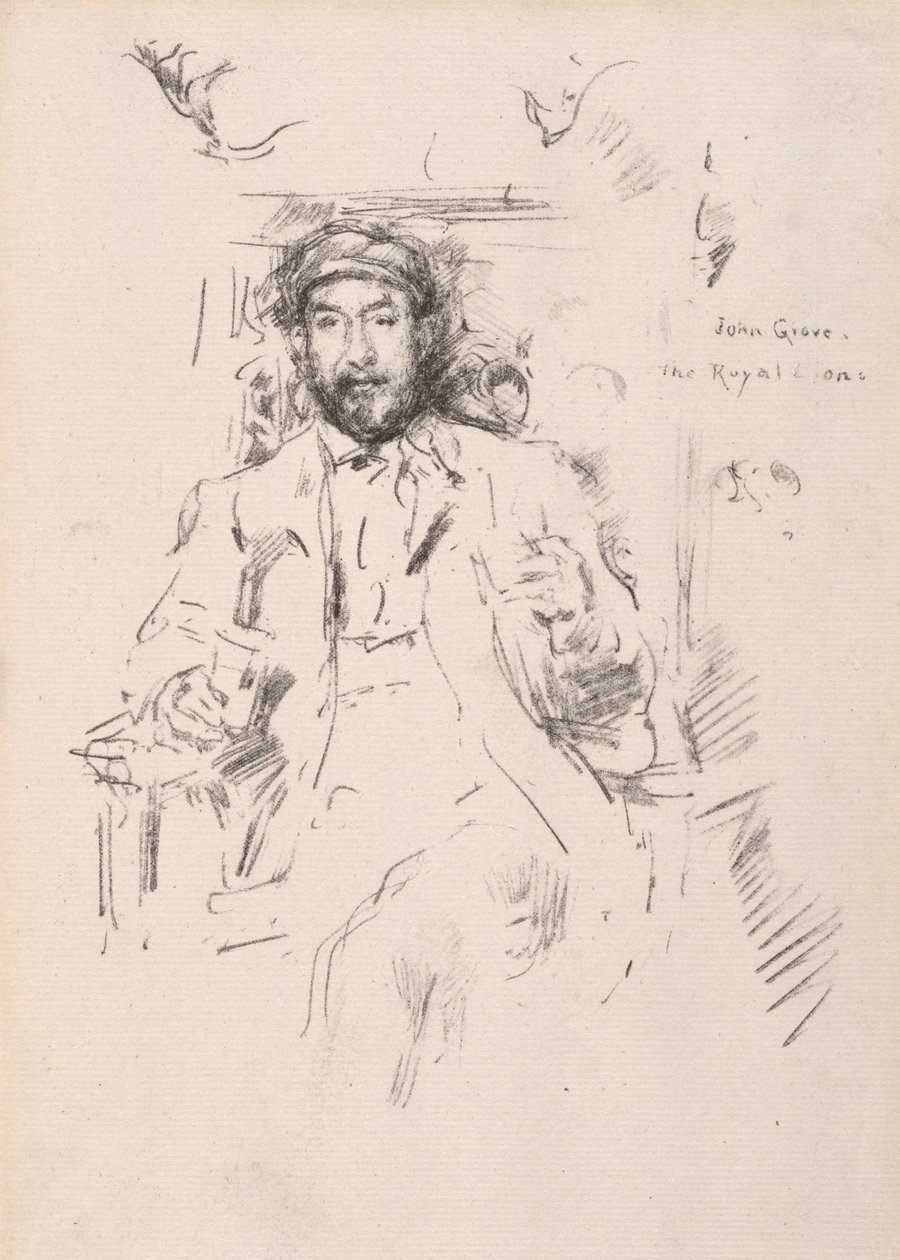 John Grove, 1895. av James Abbott McNeill Whistler