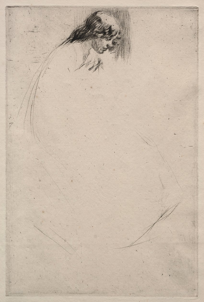 Jos Bent Head. av James Abbott McNeill Whistler