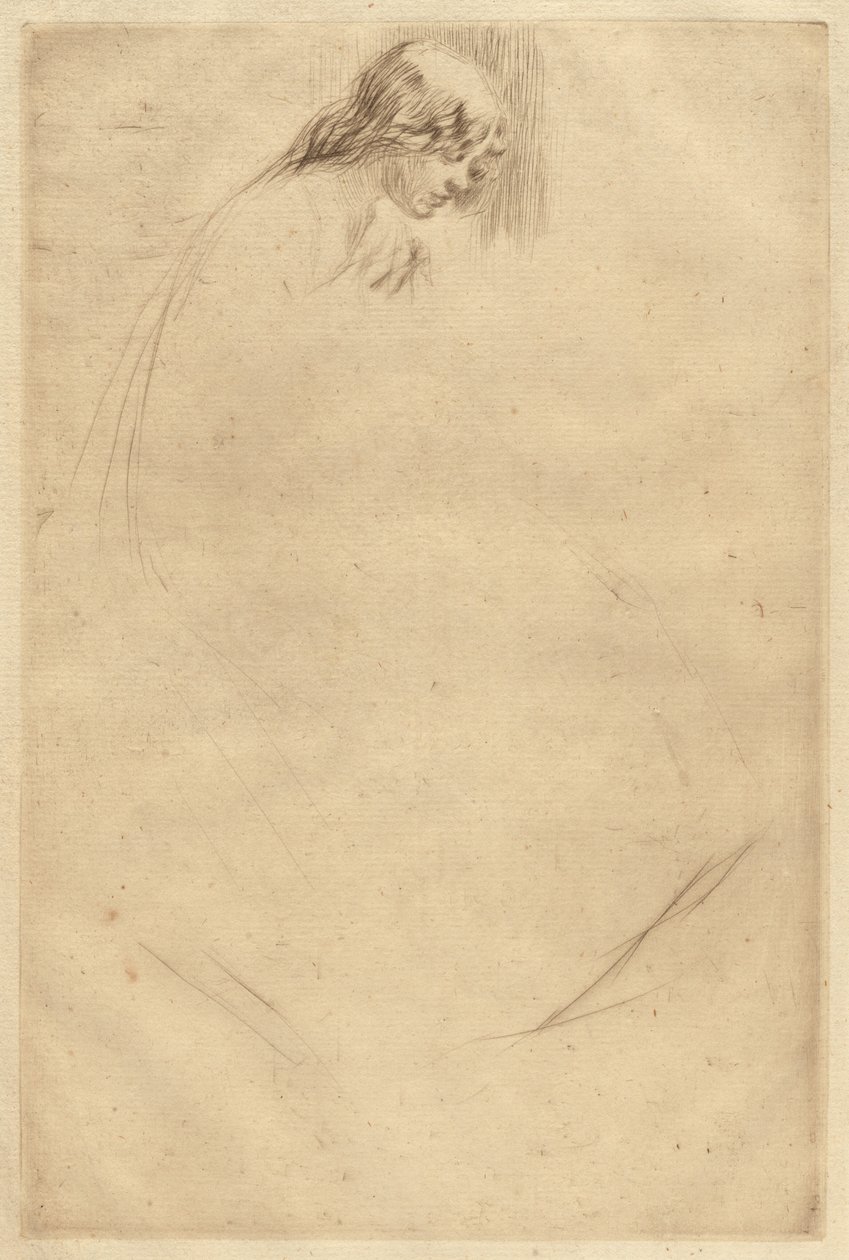 Jos bøyde hode, 1861. av James Abbott McNeill Whistler
