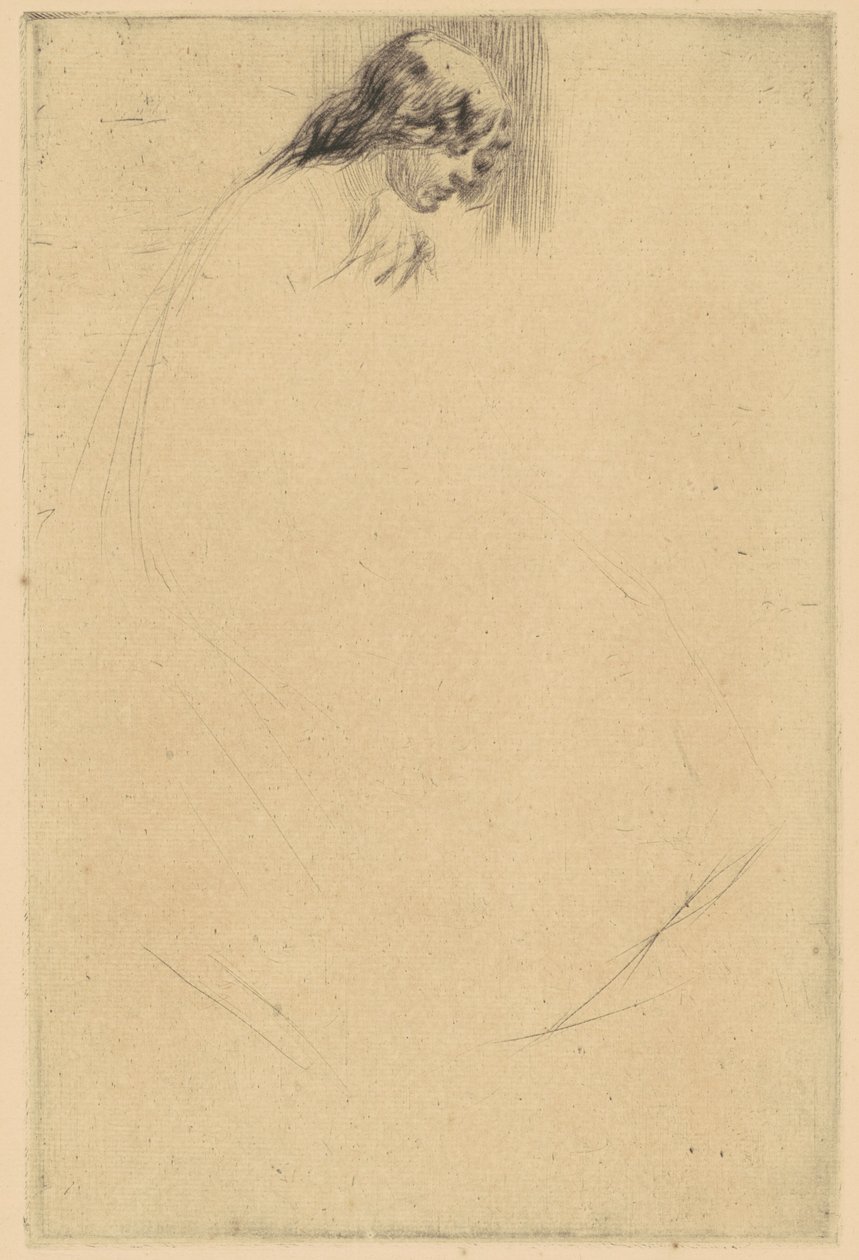 Jos bøyde hode, 1861. av James Abbott McNeill Whistler