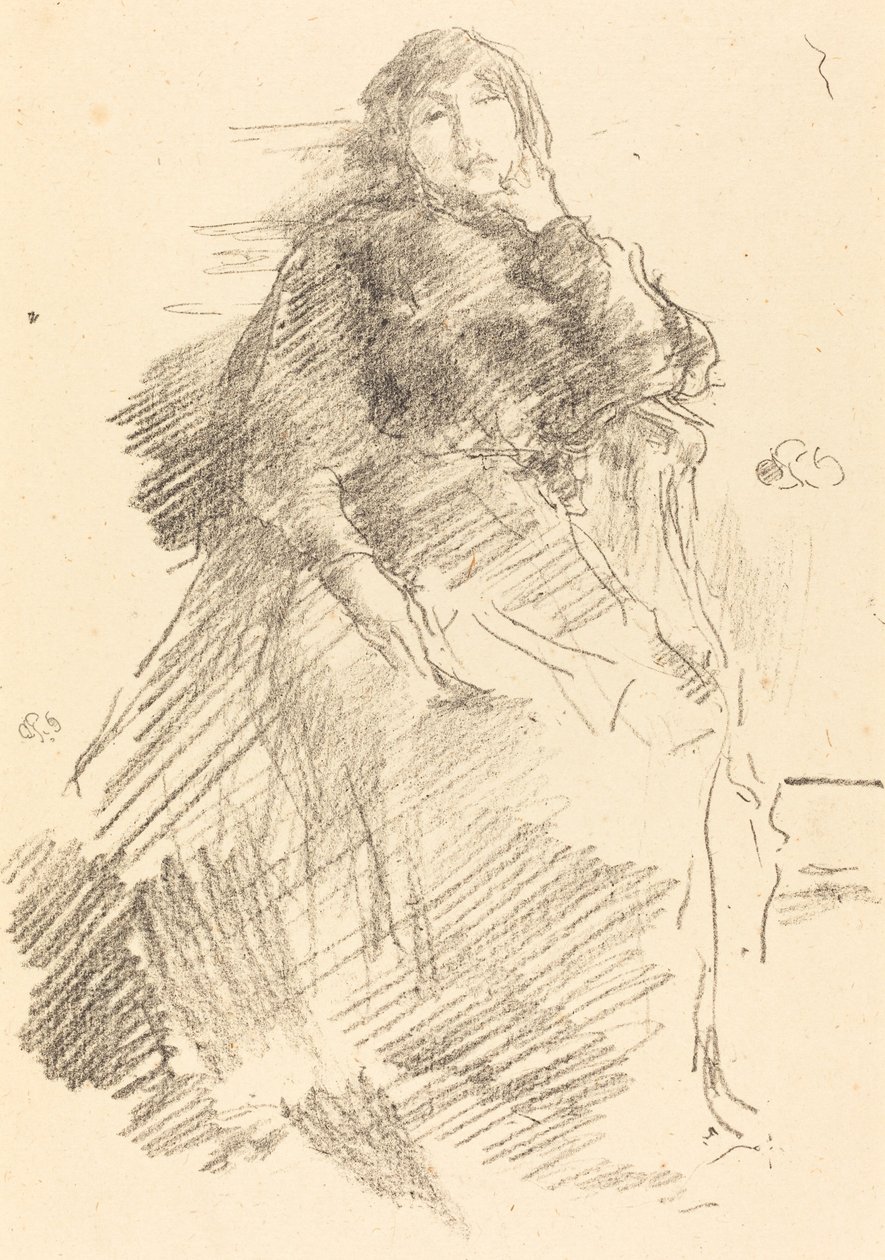Den vakre late dame, 1894. av James Abbott McNeill Whistler