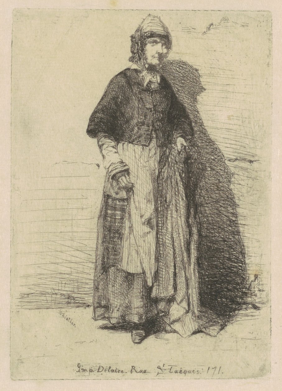 Mor Gerard, 1858. av James Abbott McNeill Whistler