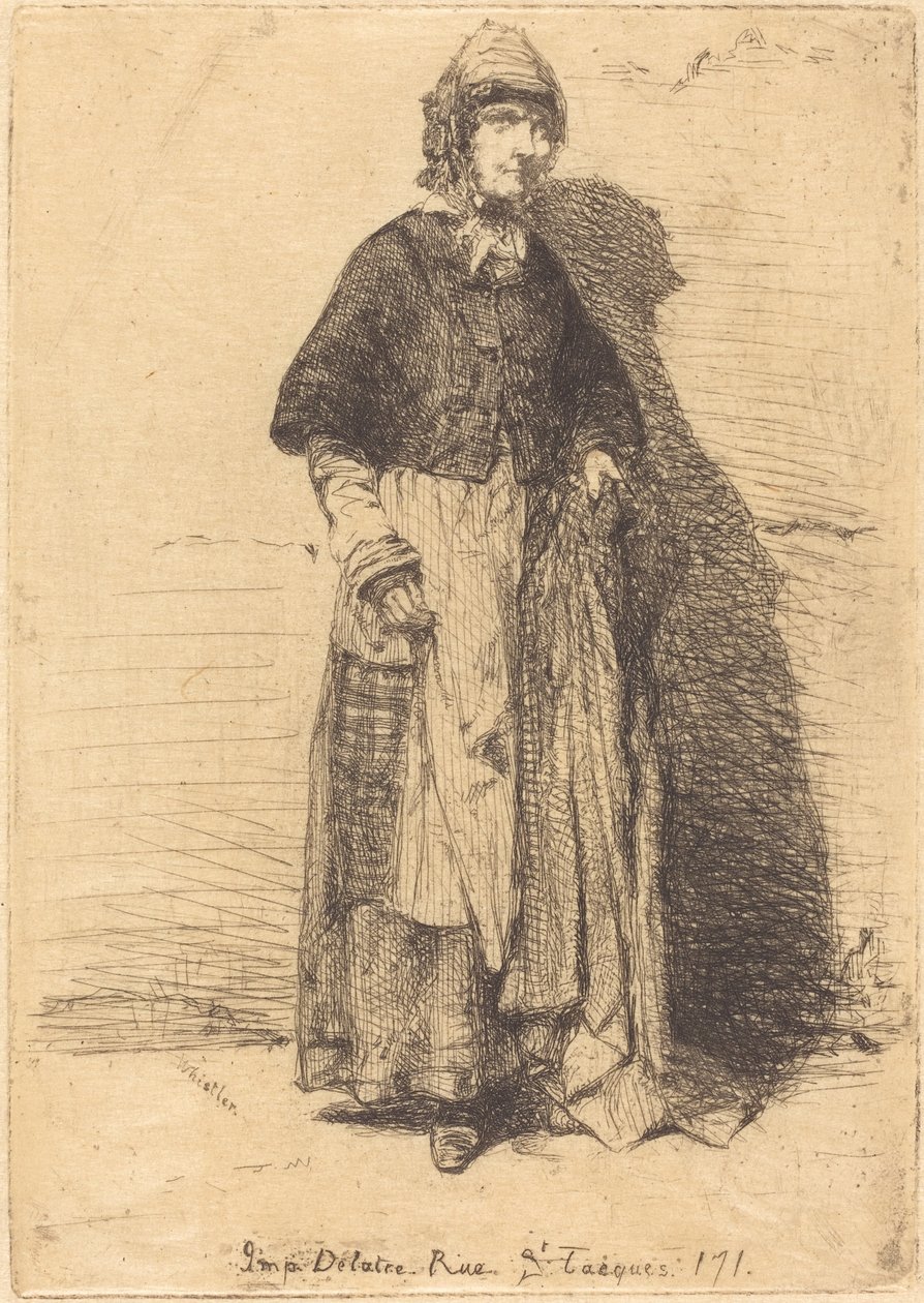 Mor Gerard, 1858. av James Abbott McNeill Whistler