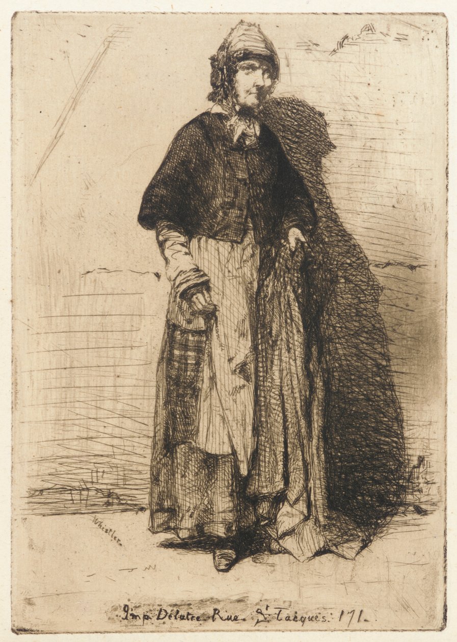 Mor Gerard, 1858. av James Abbott McNeill Whistler