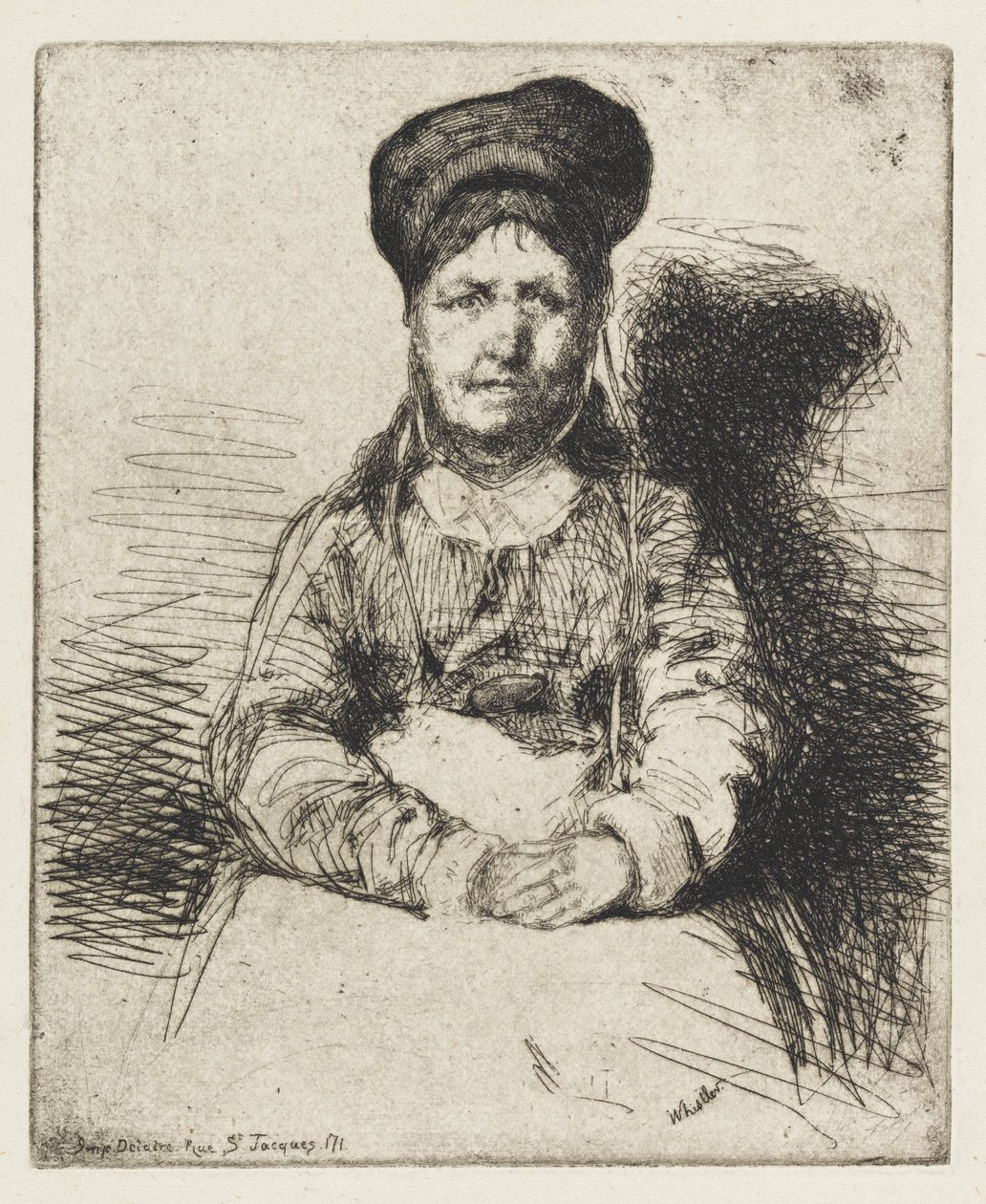 La Rétameuse, 1858. av James Abbott McNeill Whistler