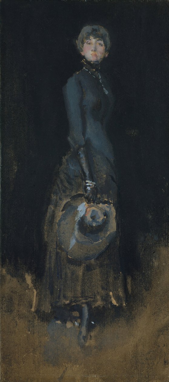 Lady in Grey, ca. 1883. av James Abbott McNeill Whistler