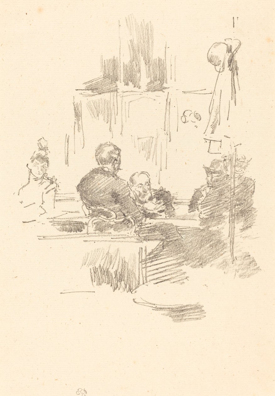 Late Picquet, 1894. av James Abbott McNeill Whistler