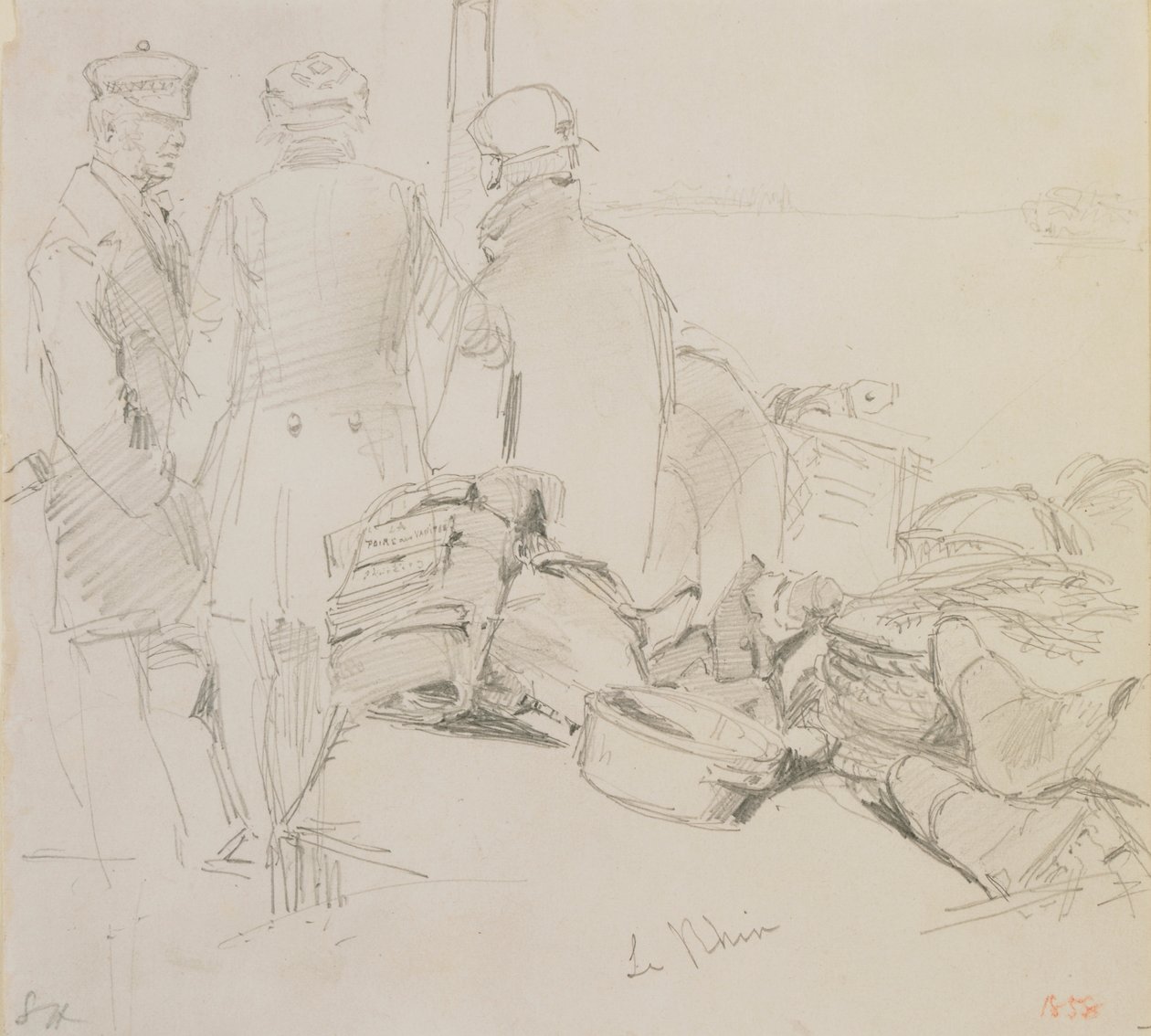 Rhinen, 1858. av James Abbott McNeill Whistler