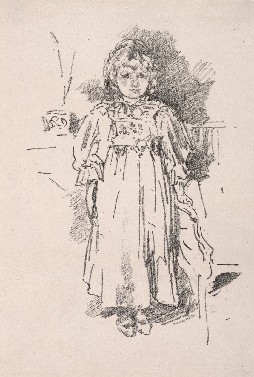 Lille Evelyn, 1896. av James Abbott McNeill Whistler