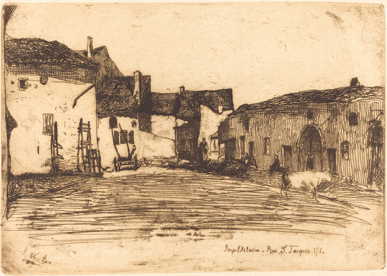 Liverdun, 1858. av James Abbott McNeill Whistler