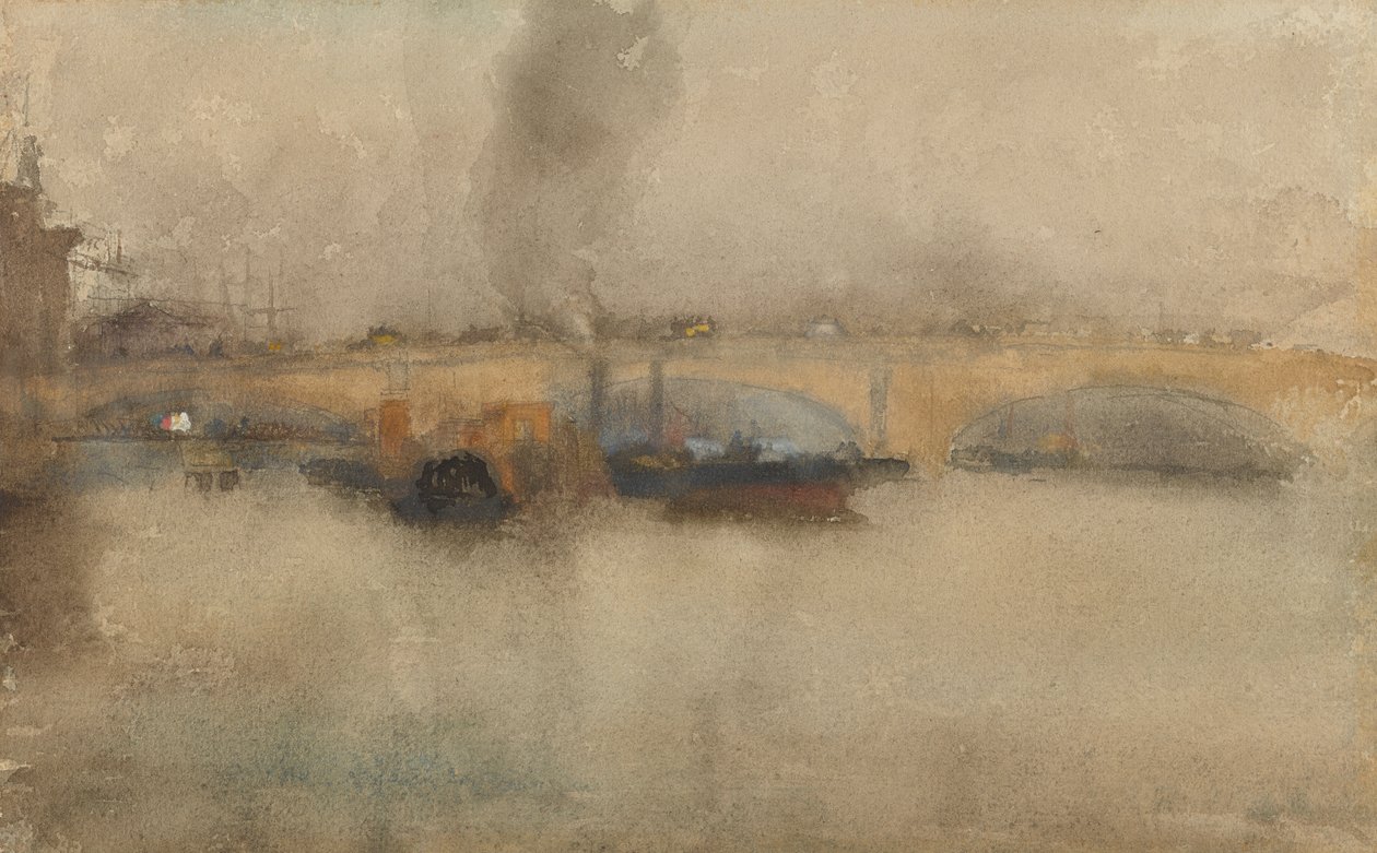 London Bridge, 1881. av James Abbott McNeill Whistler