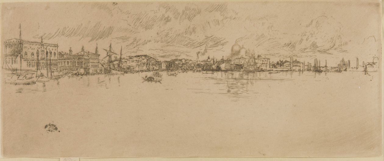Lange Venezia, 1879-1880. av James Abbott McNeill Whistler