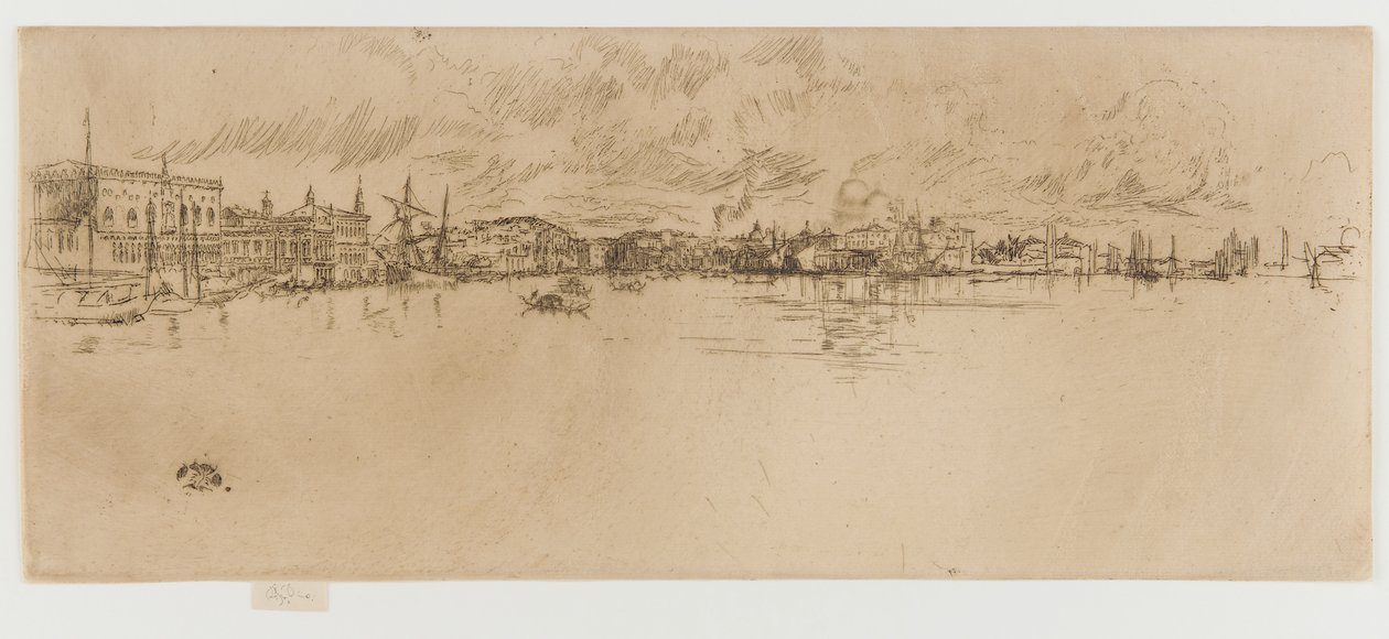 Lange Venezia, 1879-1880. av James Abbott McNeill Whistler