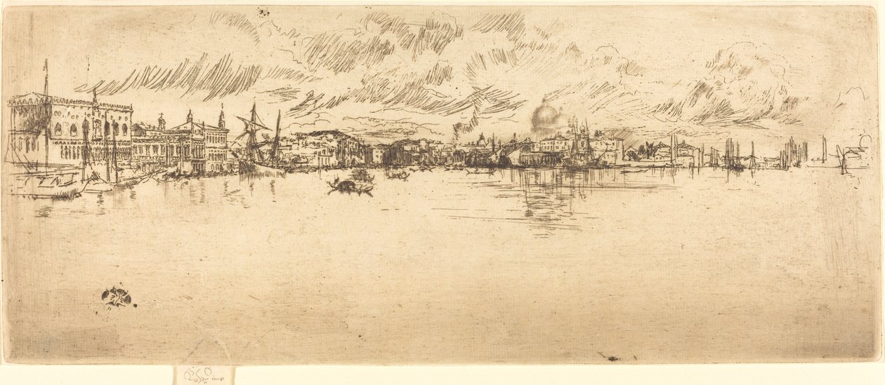 Lange Venezia, 18791880. av James Abbott McNeill Whistler